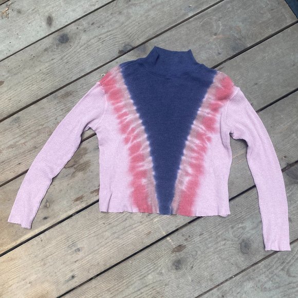 Anthropologie Cropped Waffle Shirt - Picture 1 of 1